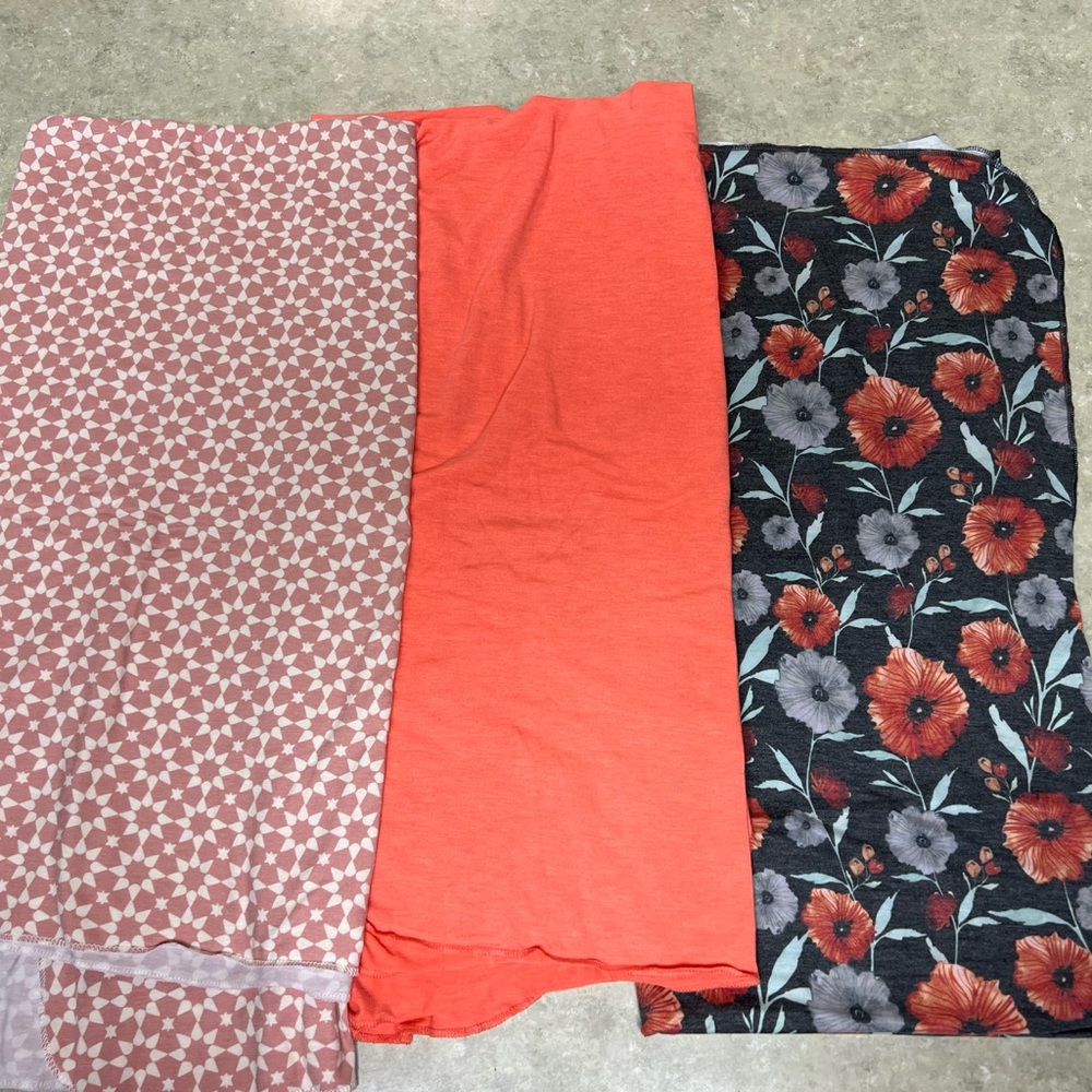Three copper pearl swaddles, used only for pictures. $50